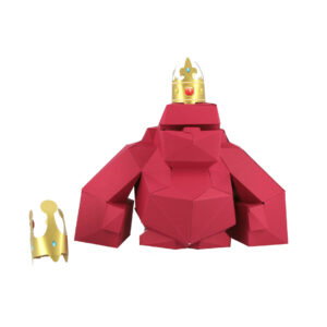Petit Gorille en papier 3D