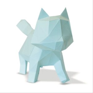 Chat en papier 3d