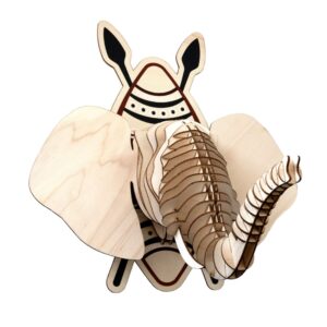 Éléphant Tembo en bois
