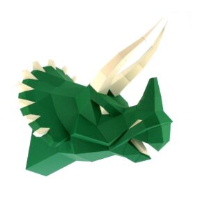 Tricératops en papier 3D